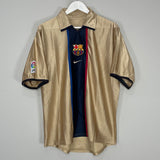 2001/03 BARCELONA AWAY SHIRT (L) NIKE