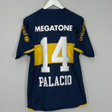 2007/08 BOCA JUNIORS PALACIOS #14 HOME SHIRT (M) NIKE