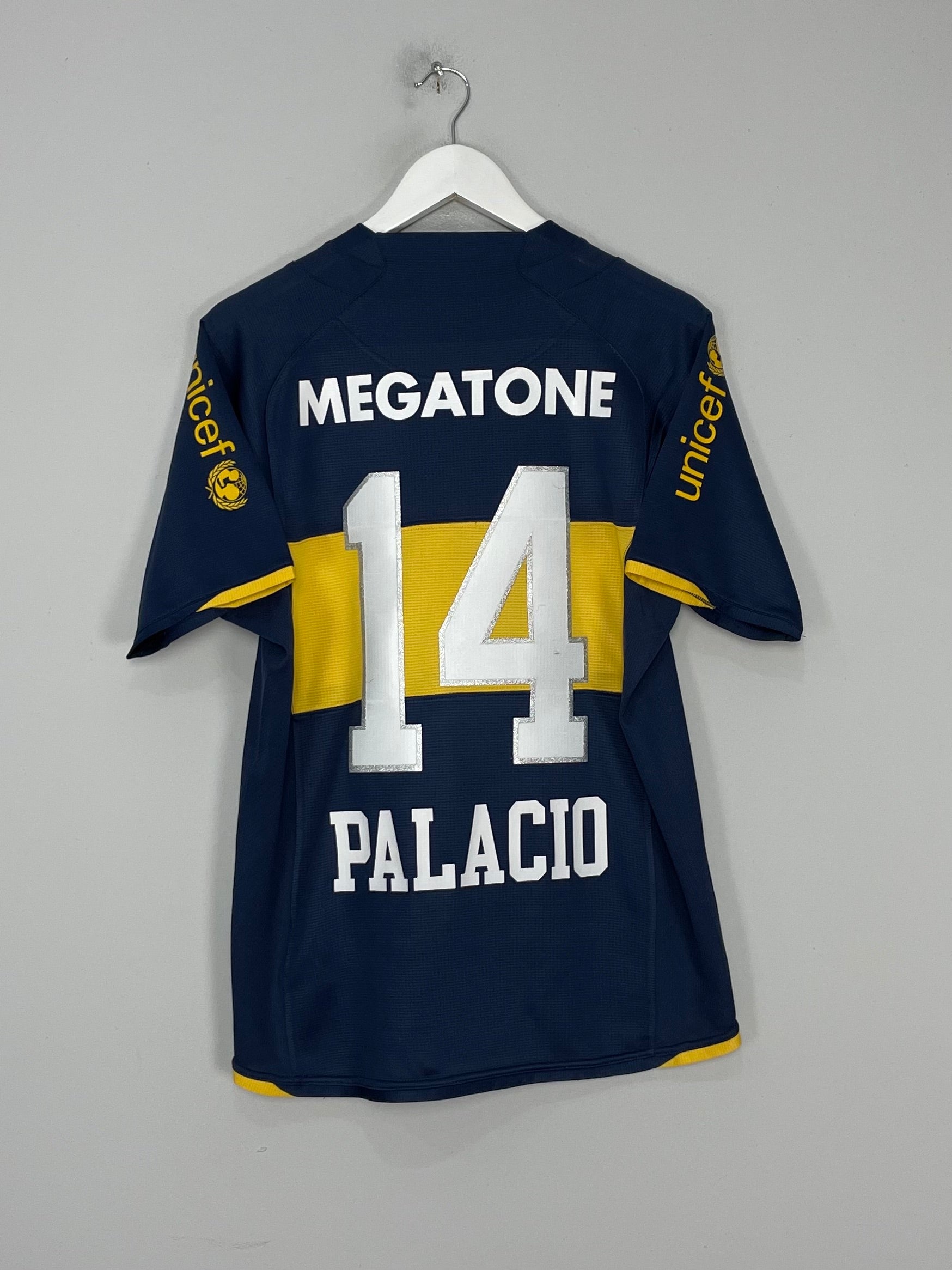 2007/08 BOCA JUNIORS PALACIOS #14 HOME SHIRT (M) NIKE