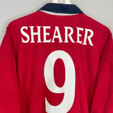 1999/01 ENGLAND SHEARER #9 AWAY SHIRT (XXL) UMBRO