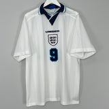 1995/97 ENGLAND SHEARER #9 HOME SHIRT (XXL) UMBRO