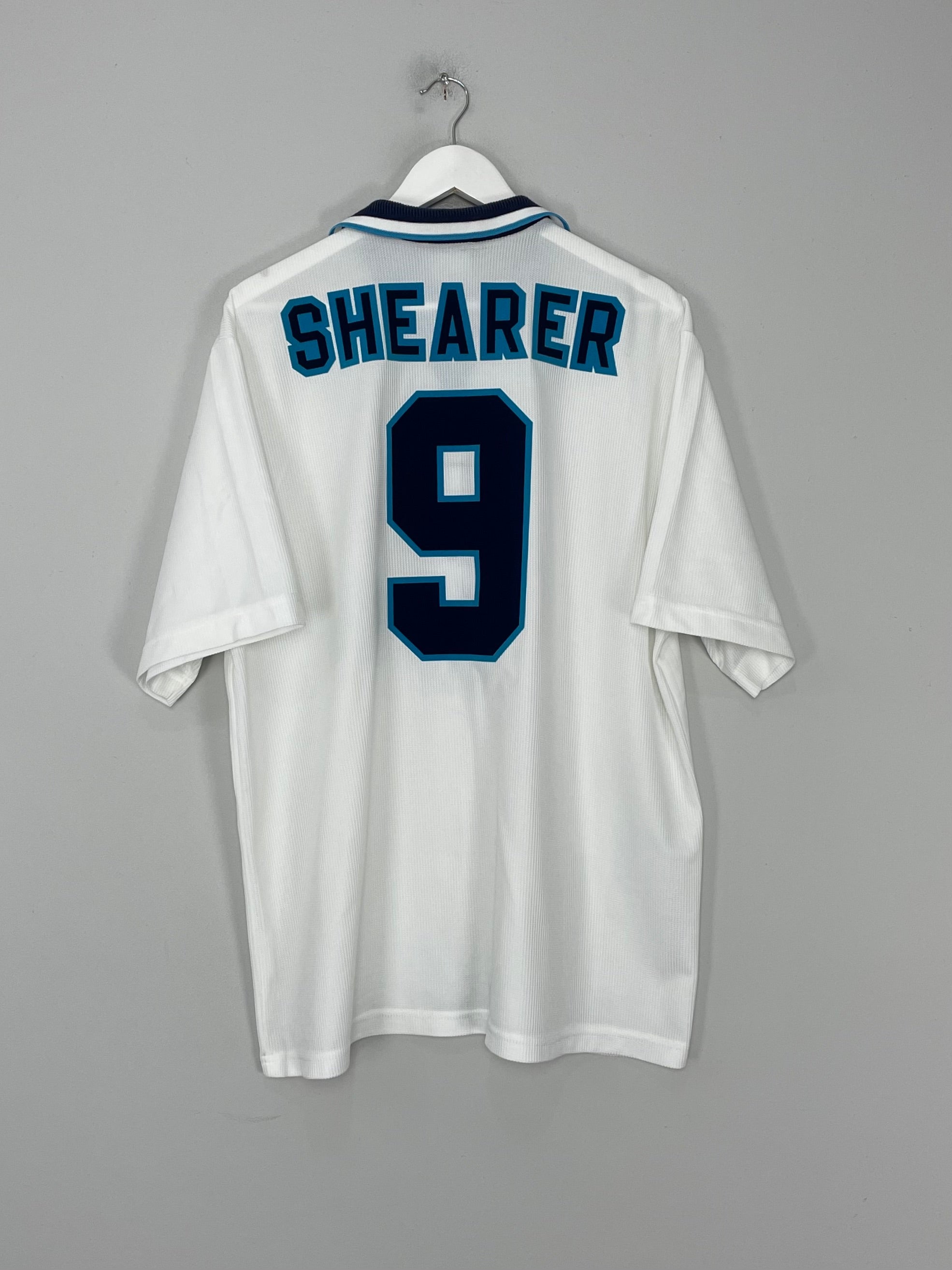 1995/97 ENGLAND SHEARER #9 HOME SHIRT (XXL) UMBRO