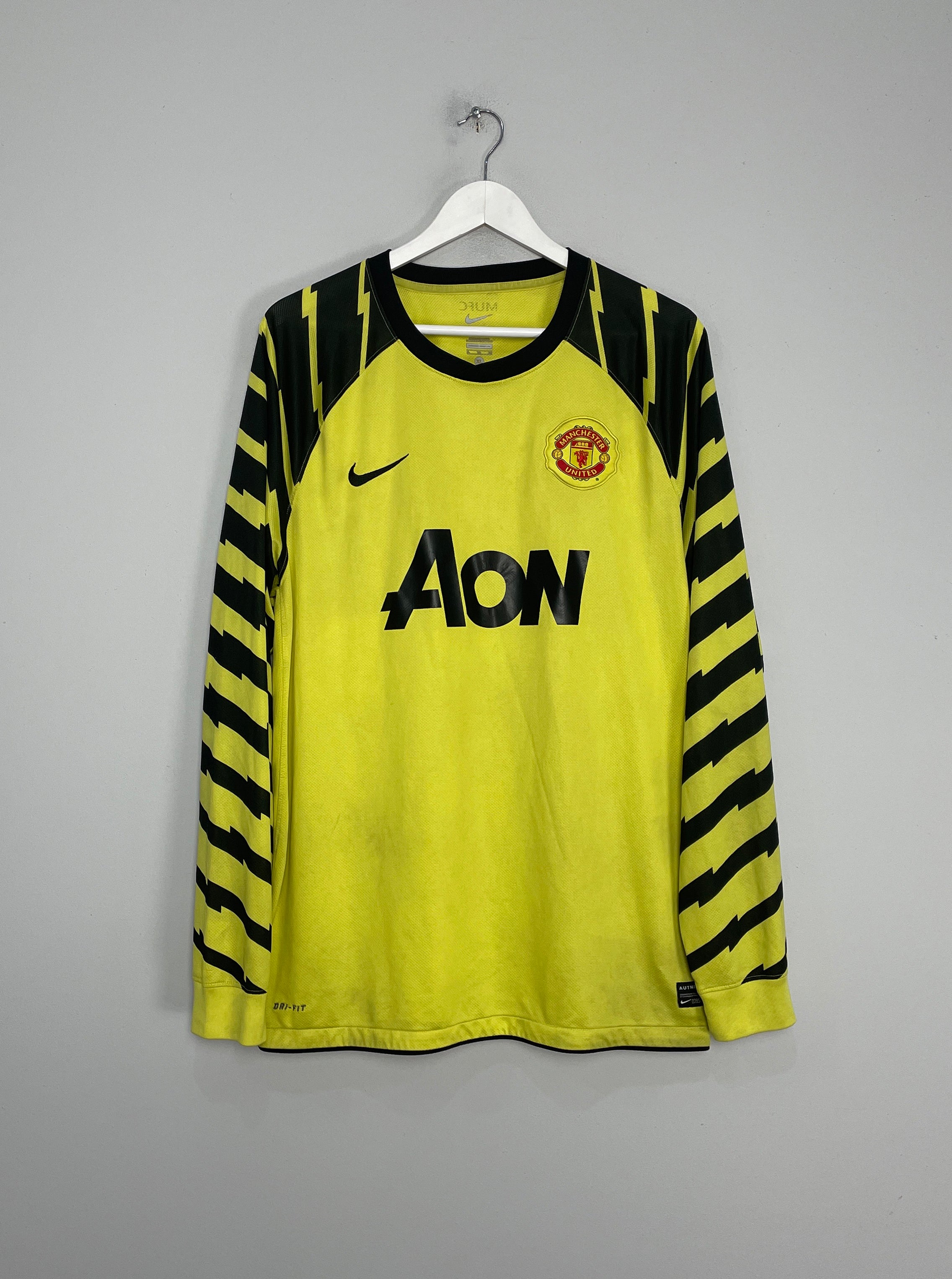 2010/11 MANCHESTER UNITED GK SHIRT (XL) NIKE