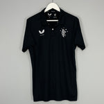 2020/21 RANGERS POLO SHIRT (L) CASTORE