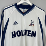 2001/02 TOTTENHAM L/S HOME SHIRT (M) ADIDAS