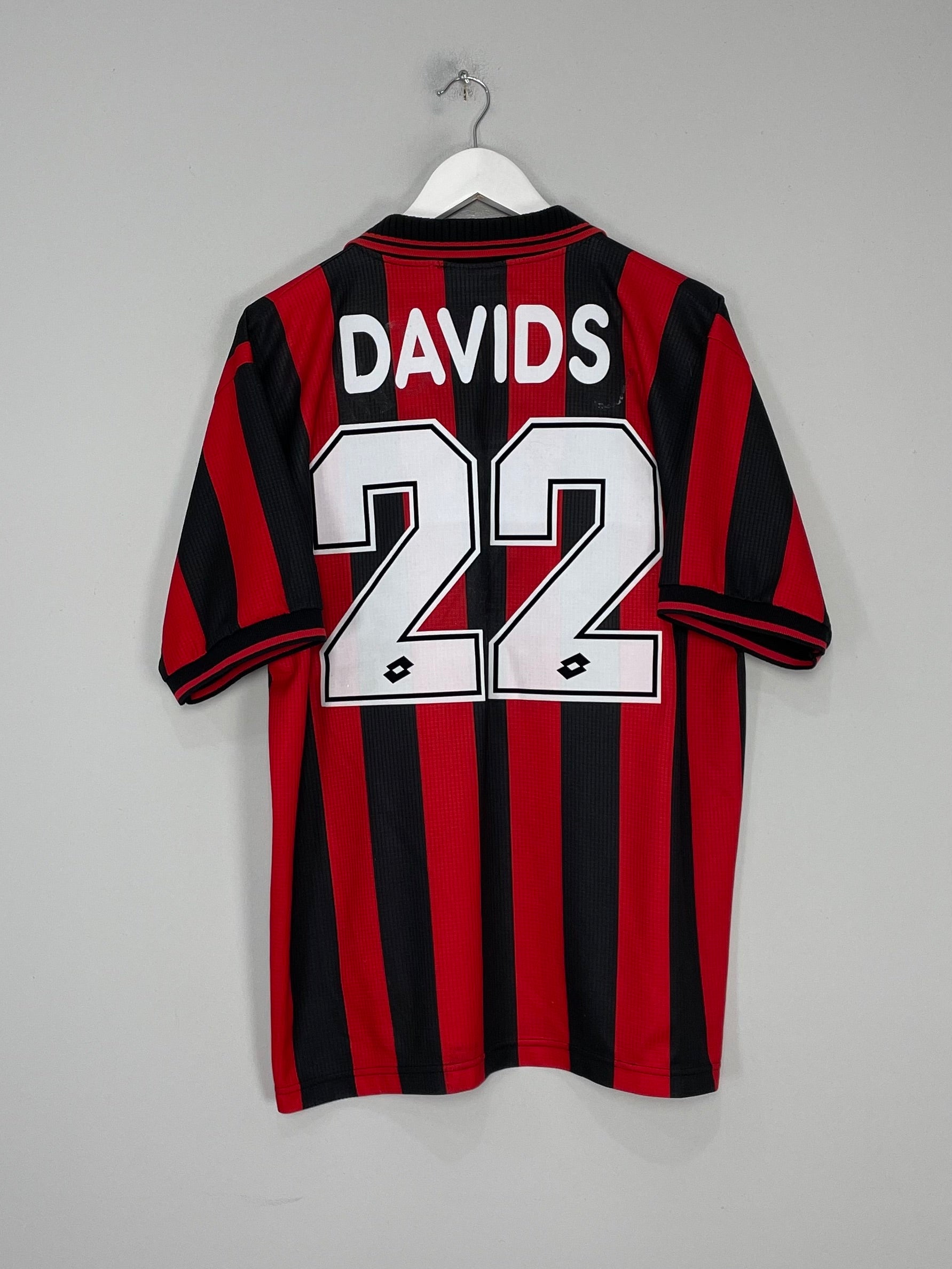 1997/98 AC MILAN DAVIDS #26 HOME SHIRT (XL) LOTTO