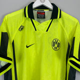 1996/97 DORTMUND HOME SHIRT (XL) NIKE