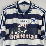 1997/98 HERTHA BERLIN HOME SHIRT (XL) ADIDAS