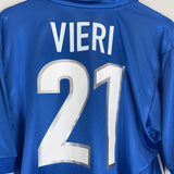 1997/98 ITALY VIERI #21 HOME SHIRT (L) NIKE