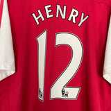 2011/12 ARSENAL HENRY #12 HOME SHIRT (XXL) NIKE