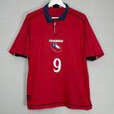 2000/01 CHILE ZAMORANO #9 HOME SHIRT (XL) UMBRO