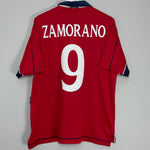 2000/01 CHILE ZAMORANO #9 HOME SHIRT (XL) UMBRO