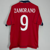 2000/01 CHILE ZAMORANO #9 HOME SHIRT (XL) UMBRO