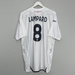 2007/09 ENGLAND LAMPARD #8 HOME SHIRT (XL) UMBRO