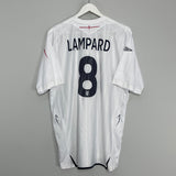 2007/09 ENGLAND LAMPARD #8 HOME SHIRT (XL) UMBRO