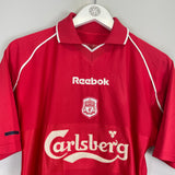 2000/02 LIVERPOOL OWEN #10 HOME SHIRT (M) REEBOK