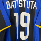 2002/03 INTER MILAN BATISTUTA #19 HOME SHIRT (XL) NIKE