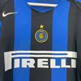 2004/05 INTER MILAN ADRIANO #10 HOME SHIRT (L) NIKE