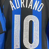 2004/05 INTER MILAN ADRIANO #10 HOME SHIRT (L) NIKE