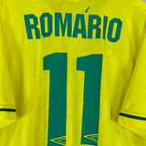 1994/96 BRAZIL ROMARIO #11 HOME SHIRT (XL) UMBRO