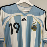 2006/08 ARGENTINA MESSI #19 HOME SHIRT (L) ADIDAS