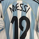 2006/08 ARGENTINA MESSI #19 HOME SHIRT (L) ADIDAS