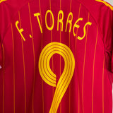 2006/08 SPAIN TORRES #9 HOME SHIRT (S) ADIDAS