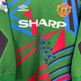 1992/93 MANCHESTER UNITED #1 GK SHIRT (S) UMBRO