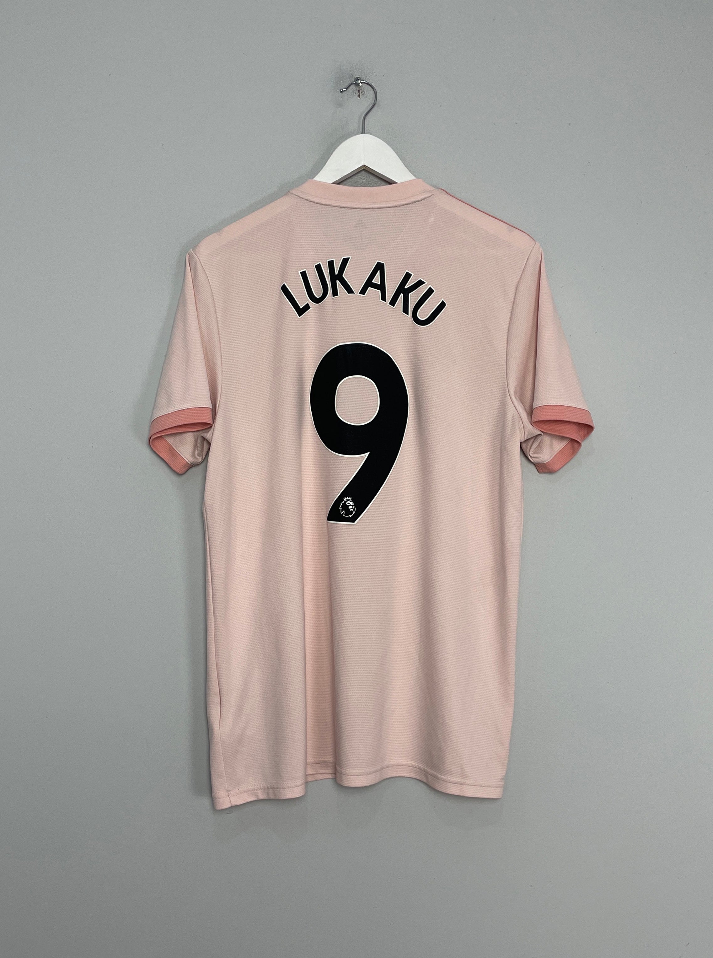 2018/19 MANCHESTER UNITED LUKAKU #9 AWAY SHIRT (L) ADIDAS