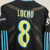 2010/11 MARSEILLE LUCHO #8 *PLAYER ISSUE* C/L THIRD SHIRT (XL) ADIDAS