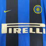 1999/00 INTER MILAN RONALDO #9 HOME SHIRT (L) NIKE