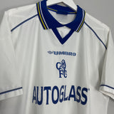 1998/99 CHELSEA AWAY SHIRT (XL) UMBRO