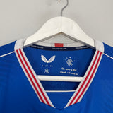 2020/21 RANGERS HOME SHIRT (XL) CASTORE