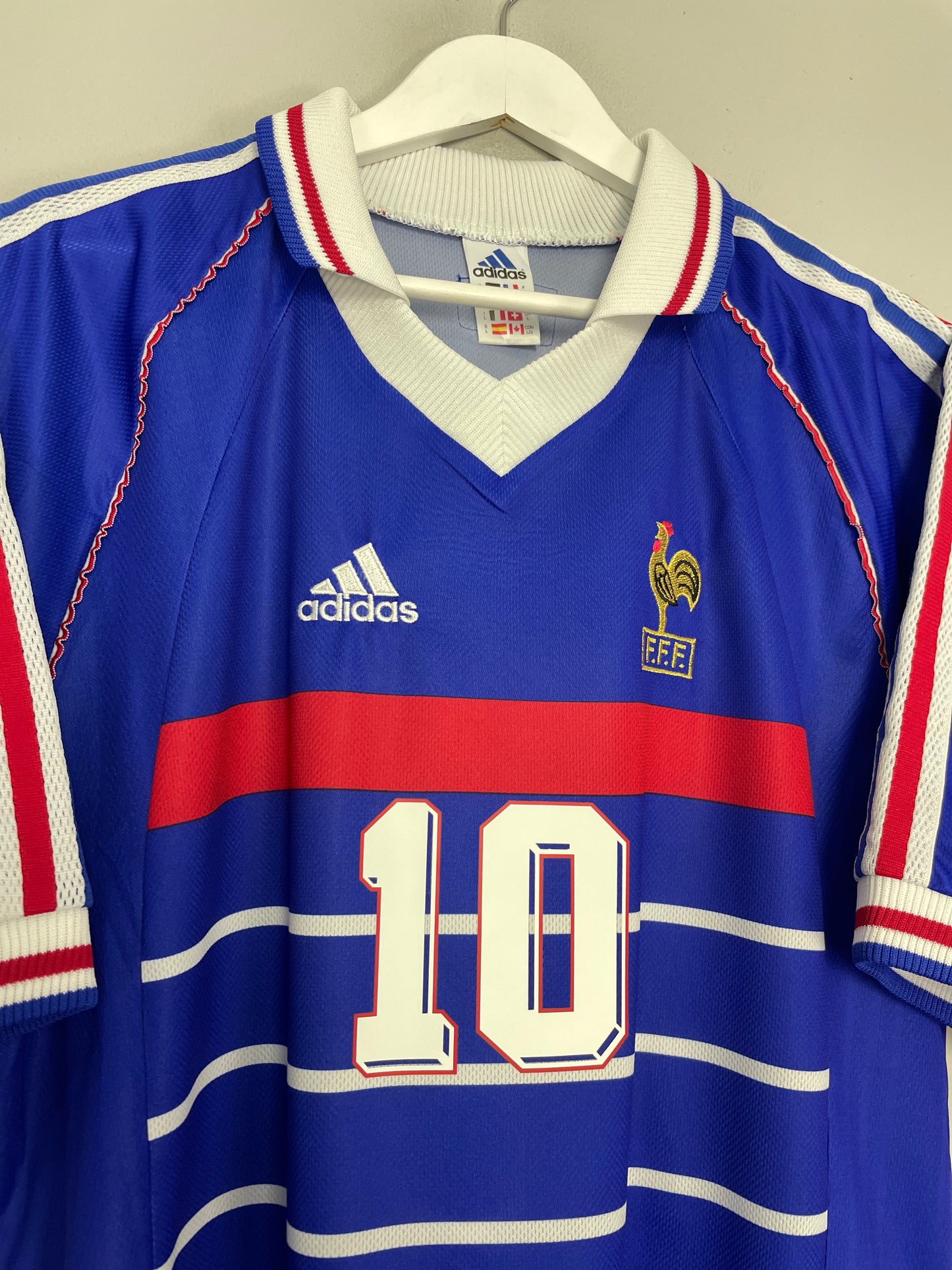 CULT KITS - 1998/00 FRANCE ZIDANE #10 HOME SHIRT (L) ADIDAS – Cult Kits