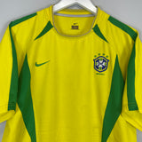 2002/03 BRAZIL HOME SHIRT (M) NIKE