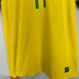 2013/14 BRAZIL NEYMAR JR #11 HOME SHIRT (S) NIKE