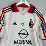 2003/04 AC MILAN KAKA #22 C/L AWAY SHIRT (M) ADIDAS