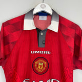 1996/98 MANCHESTER UNITED HOME SHIRT (Y) UMBRO