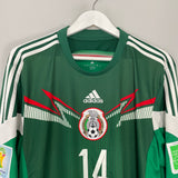 2014/15 MEXICO J.HERNANDEZ #14 L/S HOME SHIRT (XL) ADIDAS