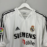 2004/05 REAL MADRID ZIDANE #5 HOME SHIRT (L) ADIDAS