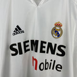 2004/05 REAL MADRID ZIDANE #5 HOME SHIRT (L) ADIDAS