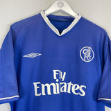 2003/05 CHELSEA  VERON #20 HOME SHIRT (L) UMBRO