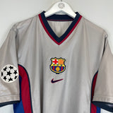 1999/00 BARCELONA AWAY SHIRT C/L (XL) NIKE