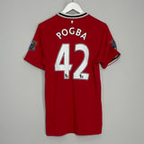 2011/12 MANCHESTER UNITED POGBA #42 HOME SHIRT (S) NIKE