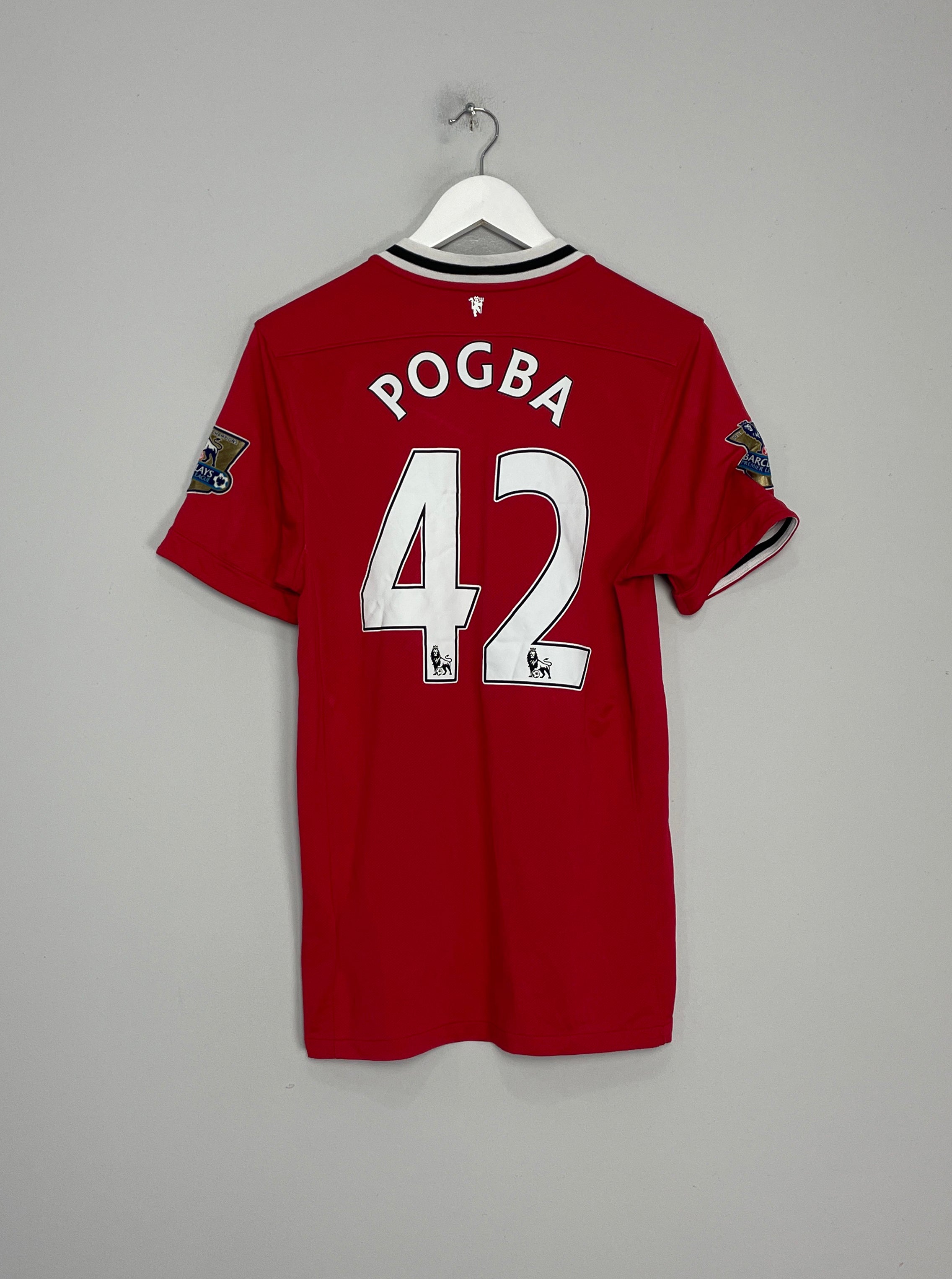 2011/12 MANCHESTER UNITED POGBA #42 HOME SHIRT (S) NIKE