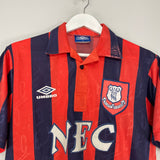 1992/94 EVERTON AWAY SHIRT (M) UMBRO