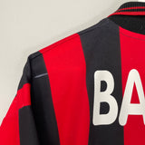 1996/97 AC MILAN BAGGIO #18 HOME SHIRT (L) LOTTO