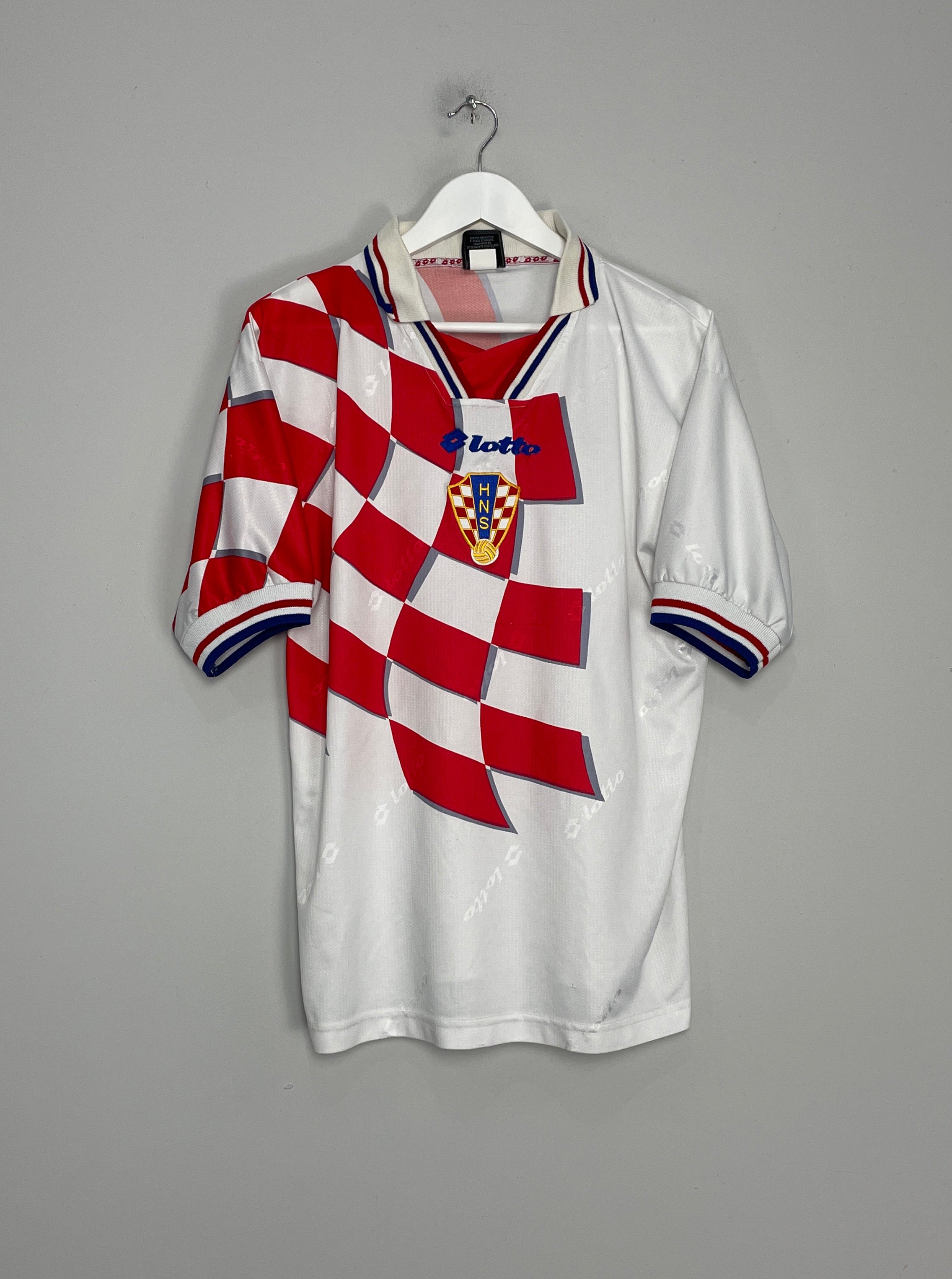 1998/00 CROATIA HOME SHIRT (M) LOTTO