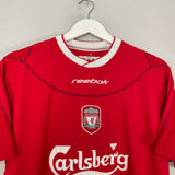 2002/04 LIVERPOOL GERRARD #17 HOME SHIRT (M) REEBOK