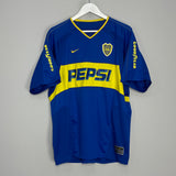 2003/04 BOCA JUNIORS HOME SHIRT (XL) NIKE